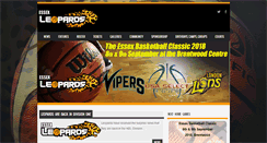 Desktop Screenshot of leopardsbasketball.co.uk
