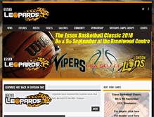 Tablet Screenshot of leopardsbasketball.co.uk